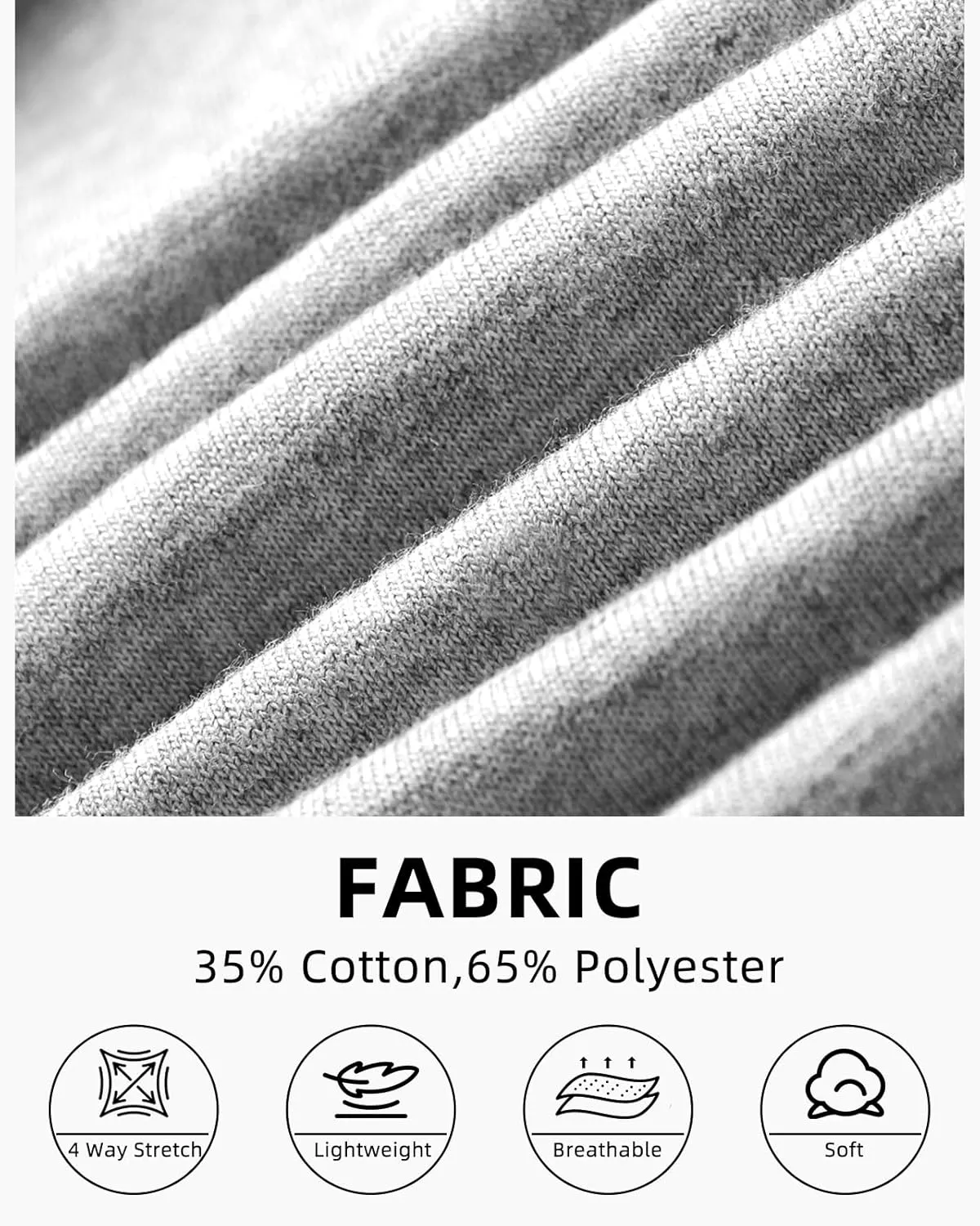 A WATERWANG Men's Sweatpants Casual Cotton Tapered Joggers Athletic Sweat Pants for Men Workout Running with Pockets