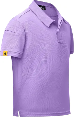Boys Polo Shirt Childs Short Sleeve Golf Collared Shirts School Uniform Tennis Pique Shirts for Kids