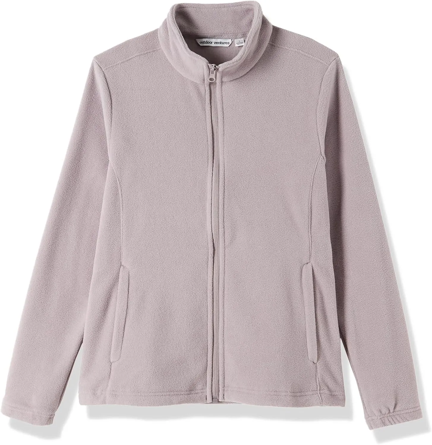 Outdoor Ventures Women's Lightweight Warm Zip Up Long-Sleeve Soft Polar Fleece Jacket for Fall Winter