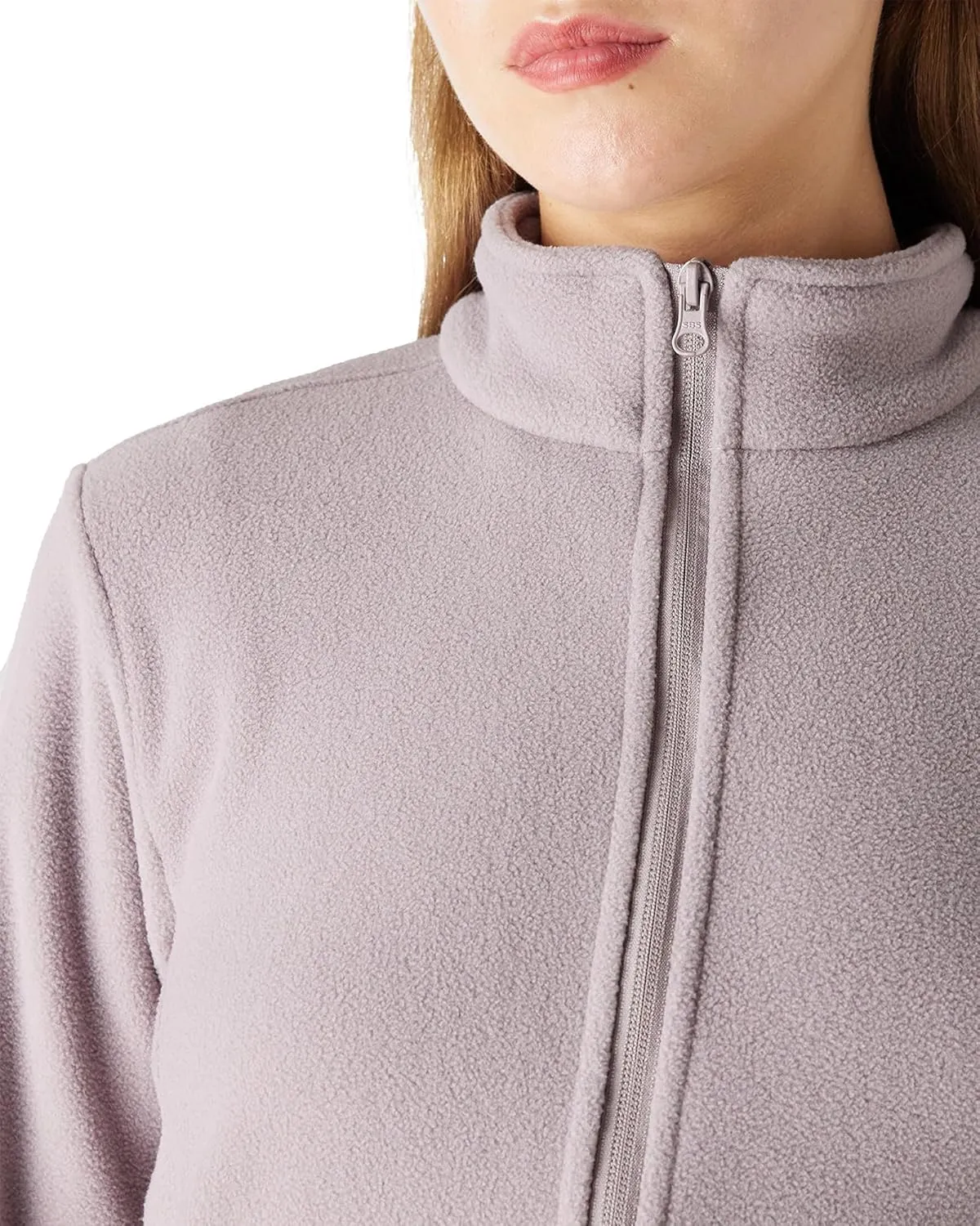 Outdoor Ventures Women's Lightweight Warm Zip Up Long-Sleeve Soft Polar Fleece Jacket for Fall Winter