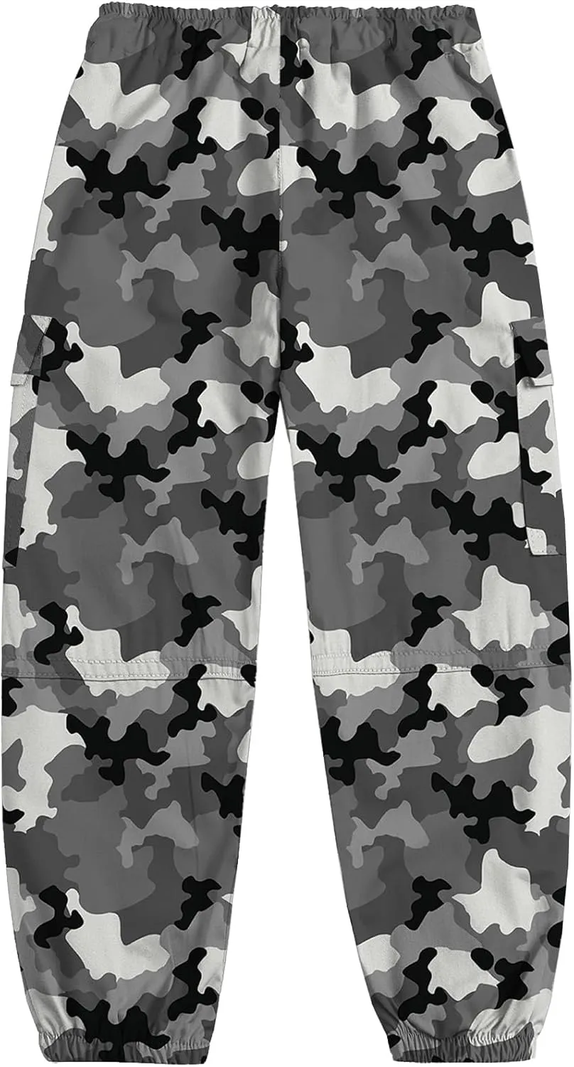 SANGTREE Boy's & Men's Cargo Jogger Pants, 3 Years - Men XXL