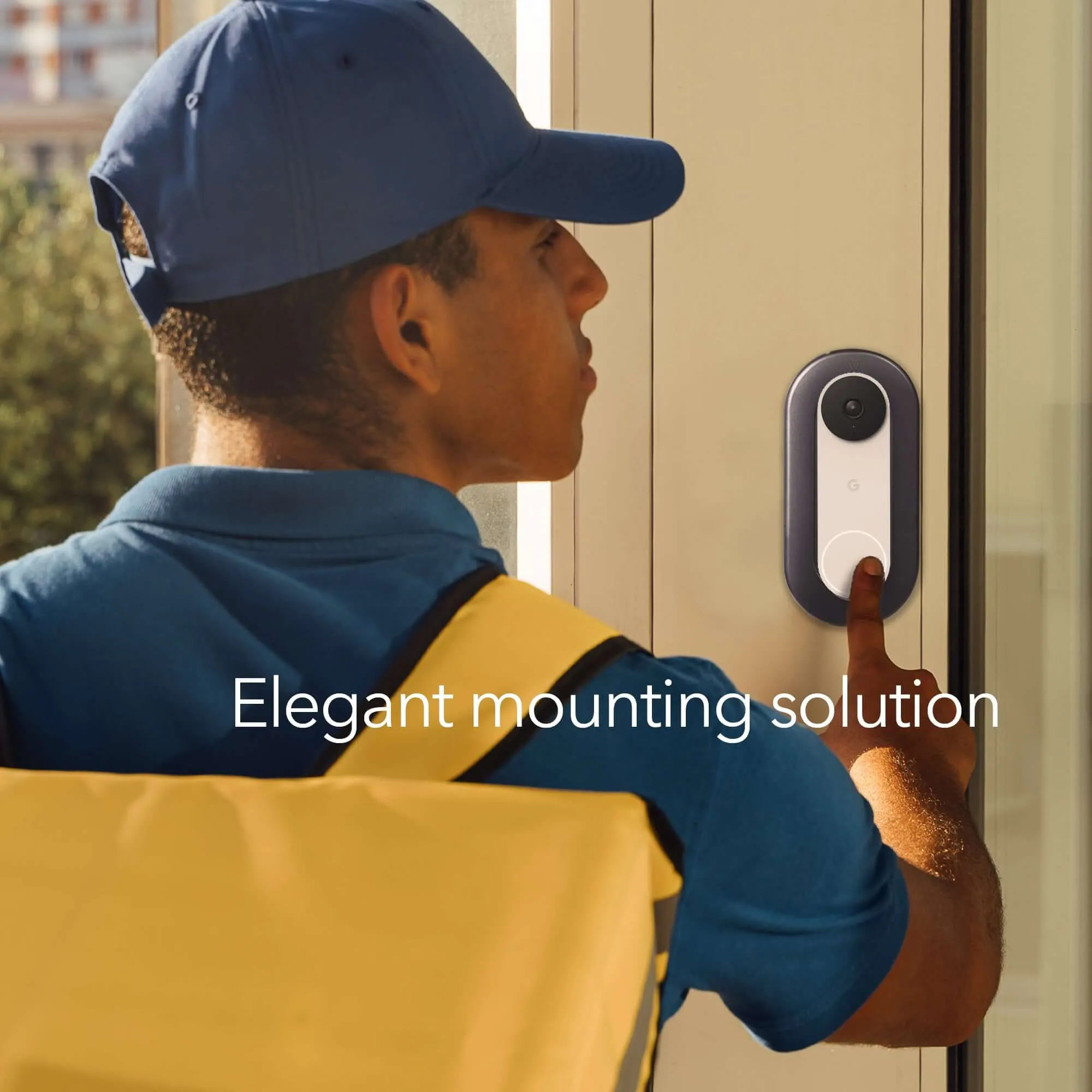 Wasserstein Wall Plate for Google Nest Doorbell (Wired 2nd Gen) | Made for Google