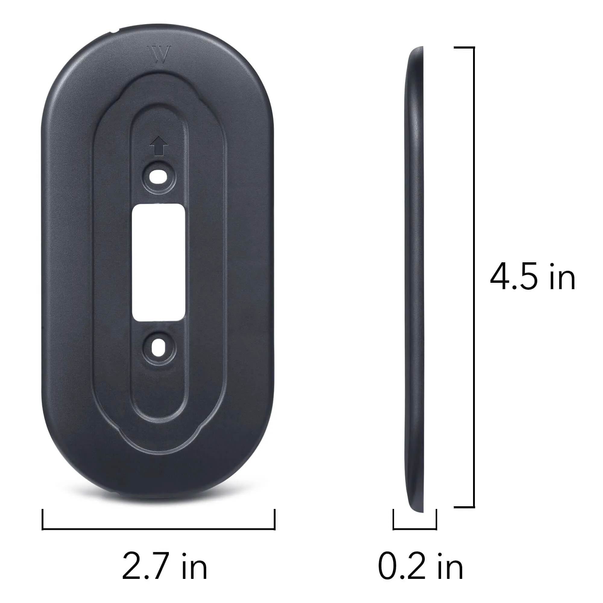 Wasserstein Wall Plate for Google Nest Doorbell (Wired 2nd Gen) | Made for Google